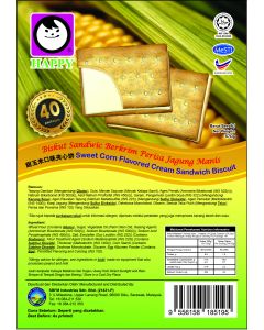 Happy Sweet Corn Cream Sandwich Biscuit